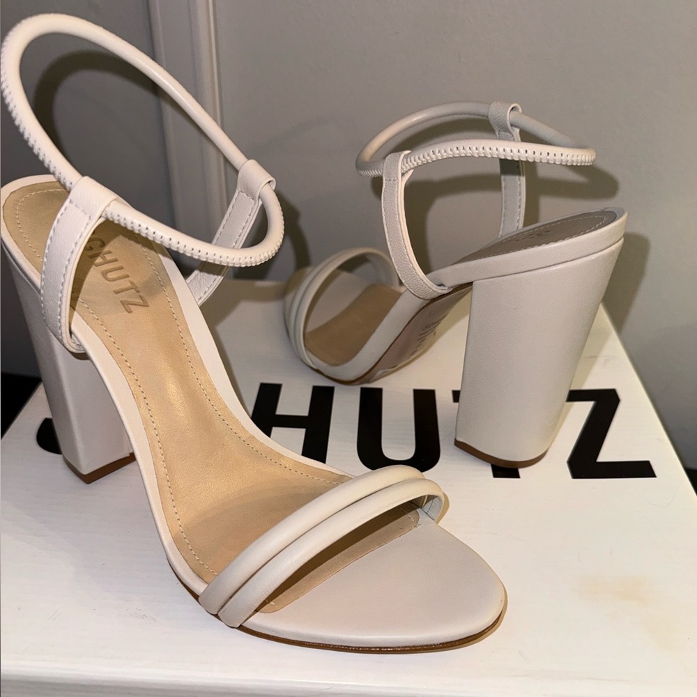 Schutz Gimenez Leather Sandal
